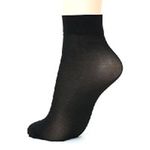 TRY ON SOCKS PEDS FOOTIES DISPOSABLE SOX WOMENS MENS set of 100 pair (black color)