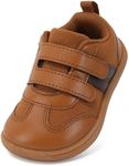 STQ KIDS Toddler Wide Toe Box Shoes:Boys Barefoot Shoe Kids Walking Shoes Boy Sneakers Non-Slip Zero Drop Toddler First Walking Shoe Comfortable Brown Toddler5