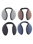 FabSeasons Winter Outdoor Ear Muffs/Warmer for Men and Women for protection from Cold, Value Combo Pack of 4