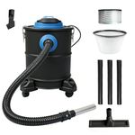 Spector Ash Vacuum Cleaner, Wet Dry Vacuum 1200W with Blower, 20kPa Suction, 20L Metal Canister & HEPA Filter for Fireplace, Pellet Stove, BBQ, Workshop