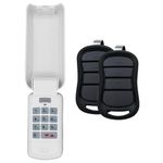 𝐔𝐩𝐠𝐫𝐚𝐝𝐞𝐝 for Genie and Overhead Garage Door Opener Keypad with Remote, Keypad Replace GK-R GK-BX OKP-BX GWKPD-BL Garage Door Intellicode Keypad, Remote Replace G3T-R G3T-BX G3T-A O3T-A Remote