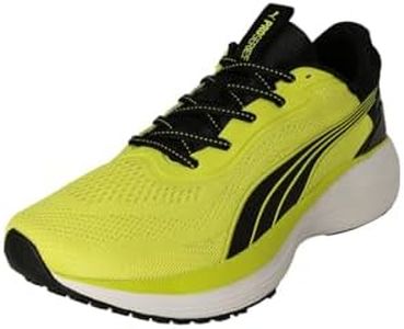 Puma Men Galaxis Pro, Lime Sheen-Black-White, Running Shoe - 8UK (31176702)