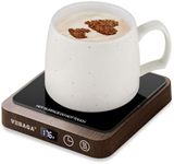 VOBAGA Coffee Mug Warmer & Candle Warmer Plate for Office Home Use with 5 Temperature Settings, Coffee Warmer with Digital Display Auto Shut Off for Heating Coffee, Cocoa, Milk, for Gift(No Cup)