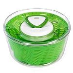 Zyliss Aqua Vent Salad Spinner - Salad Spinner with Pull Cord - Salad Bowl for 4 to 6 Servings - Manual Vegetable and Fruit Dryer - Vegetable Spinner with Brake - Green Easy Spin Aquavent