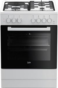 Beko FSS63110DWCS Autonome Combi A Blanc four et cuisinière - Fours et cuisinières (Cuisinière, Blanc, Rotatif, Devant, Combi, acier émaillé)