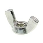 Prime-Line 9076700 Wing Nuts, Cold-Forged, 3/8 inch-16, Grade 18-8 Stainless Steel, (5-pack) , Zinc