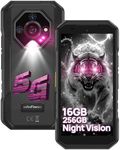 5G Rugged Phone, Ulefone Armor X32 Pro Unlocked Smartphone, MTK Dimensity 6300, 16+256GB, 64MP/25MP Night Vision, Android 15, Widevine L1, 5G WiFi Hotspot, 5.65” 90Hz, 5500mAh, NFC/GPS - Black