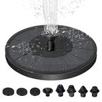 Drumstone (ππ π²πππ«π¬ π°ππ«π«ππ§ππ²) Solar Floating Water Fountain β Energy-Saving Outdoor Pump for Bird Baths, Ponds & Pools β No Wiring or Battery Required