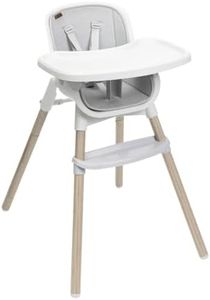Chicco Zest, Kinderhochstuhl für Babys ab 6 Monaten bis 27kg, Leichter Hochstuhl mit verstellbarer Höhe und abnehmbarem Tablett, Kompakt verstaubar, Modernes Design