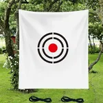 Golf Target Cloth for Net Replacement - 5X6FT White Indoor/Outdoor Practice Target