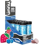 Nuun Hydration Energy Electrolyte Tablets with Caffeine, B Vitamins and Ginseng, Berry Blast, 8 Pack (80 Servings)