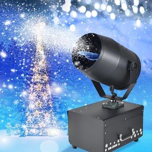2000W Shaking Head Snow Machine,Outdoors and Indoor Snow Making Machine Suitable for Birthday,Christmas Party or Stage Snowflake Effect