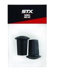 STX Lacrosse 1" End Cap 2 Pack End Cap Pack, Black