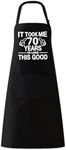 LAMIVEENLA Funny Apron for Men Adju