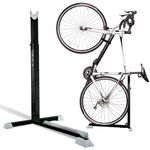 Bike Nook Bicycle Stand, Portable and Stationary Space-Saving Rack with Adjustable Height, for Indoor Bike Storage