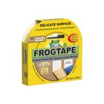 Frog Tape Yellow Delicate Surface Painters Masking Tape 24mm x 55m. Indoor painting and decorating for sharp lines and no paint bleed