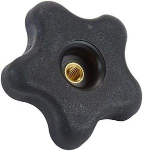 WOODRIVER Knob, Five Star with Through Hole, 3/8"-16 Insert