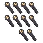 uxcell 10 Pcs M2 2.0xL19mm Lever Steering Linkage Tie Rod End Ball Head End without Screws and Nut for RC Robot