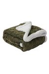 Butterthief Cozy Super Soft Warm Double Layered Kids Sherpa Blanket All Season Baby Blanket for Winter Toddlers Boys & Girls 1-6 Years (Size -110 x 150cm/ 44” x 60” Inches) (Dark Green)