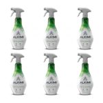 ALKIMI Glass Cleaner Spray x6 – Nature-Engineered Glass and Window Cleaner Spray with Antibacterial, Antifungal, and Antiseptic Properties – Powerful Natural Mirror and Shower Glass Cleaning Spray