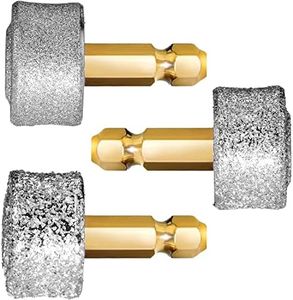 LuckyTail - Dog Nail Grinder - Regular, Extra Hard & Super Soft Replacement Head - Small & Large Dogs - Premium Quality - Diamond Tip Drill Bit - Professional Dog Nail Trimmers - Grooming Kit - 3 Pack