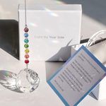 WOOWA Light by Your Side Memorial Gifts, Sympathy Gifts for Loss of Loved One. Grief Funeral Condolence Sorry for Your Loss Gift. Bereavement Remembrance Crystal Rainbow Maker