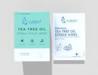 CLINIQO Tea Tree Oil Sterile Eyelid Wipes, Set of 20 (20x15cm) | Natural Lid & Lash Cleanser for Itchy Irritated Eyes, Digital Eye Strain Relief, Makeup Remover, Daily Hygiene, Sensitive Skin Safe (1)
