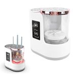 Electric Makeup Brush Cleaner, 850RPM USB Detachable Makeup Brush Cleaning Machine, 2H 5H Timer Automatic Makeup Brush Cleaner Dryer Machine, for Beauty Makeup Brush Set