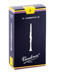 Vandoren CR103 Bb Clarinet Traditional Reeds Strength 3; Box of 10