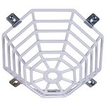 Safety Technology International, Inc. STI-9604 Steel Web Stopper, for Mini Smoke Detectors, Flush Mount, Protective Coated Steel Wire Guard, White