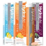 HydraLyte Electrolyte Tablets - Variety Flavoured Electrolytes, Low Sugar Electrolytes Formulated to Accelerate Hydration, Post Workout, Travel Essential - Safe Hydration for All Ages (60 Count)