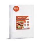 DOMIVIO Vacuum Seal Bags, 50 Pre-Cut 28 x 40cm Embossed Food Vacuum Sealer Bags, BPA Free, Food Grade, Heavy Duty, Textured Vac Pack Bags for Sous Vide Cooking, Meal Prep, Freezer, Commercial Grade