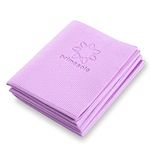 Primasole Folding Travel Yoga Mat Foldable light weight Easy to carry to Workout Fitness Class Beach Park Travel Picnics 4mm thick Quartz Purple Color PSS91NH049A