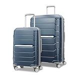 Samsonite Freeform Hardside Expandable Luggage, Navy, 2-Piece Set (21/28), Freeform Hardside Expandable Luggage