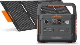 Jackery Solar Generator 300 Plus Portable Power Station with 40W Book-sized Solar Panel, 288Wh Backup LiFePO4 Battery, 300W AC Outlet, Only 5KG for RV, Outdoors, Camping, Traveling, and Emergencies