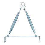 Mojo Toys Spring For Baby Hanging Cradle Spring Set For Swing,Infant Jhula Swing Stainless Steel Spring Set Triangle Spring For Hanging Cradle,Thottil,Jhoola (Capacity= 20 Kgs)-28 Cm,6 Cm,5 Cm