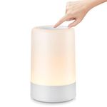 Nursery Night Light for Baby, Portable LED Touch Night Lamp for Kids and Adult, Breastfeeding, Sleep Aid, USB Rechargeable Nursing Lamp, Bedside Dimmable Warm Night Light, Soft Eye Caring