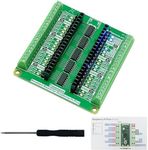 Freenove Breakout Board for Raspberry Pi Pico 1 2 W H WH, Terminal Block Shield HAT with Pin Header, GPIO Status LED