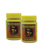 Menthodex Strong Pain Balm - 100gm Pack of 2 | For Joints Pain | Headache | Cough | Cold | Herbal Balm