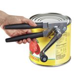NUFR Crank Can Openers Manual,Heavy Duty Commercial Swing Away Can Opener with Rubber-Coated Handles