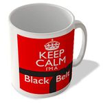 McMug - Keep Calm I'm a Black Belt - Martial Arts - Mug, Ceramic, 11fl.oz.