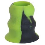 Grip-N-Rip Softball Bat Taper Grip – Hitting and Training Aid, Durable, Easy-On/Off - Black/Green