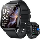 TitanSync Smart Watch Fitness Tracker for Men Women, Answer/Make Call, 1000 mAh Battery, 120+ Sport Modes, Step Counter, Sleep Monitor Fitness Watch, Smartwatch for Android iPhone iOS (Black)