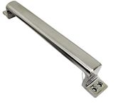 EHardware Depot : Cabinet Wardrobe Door Handle Drawer Push Pull Handles Helper with Adhesive Door Handle for Kitchen Cabinet Drawer Window (128 MM, Silver Handle)