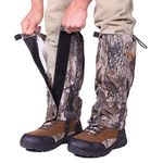 Pike Trail Waterproof Adjustable Leg Gaiters: for Hiking in Mud, Sand, and Snow - Hunting, Mountain Climbing, or Snowshoeing