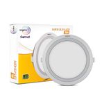 wipro D712030 Garnet 20-Watt Wave Slim Panel Light (Warm White, Yellow, Round)