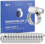 Hose Clamp Set: 16x Stainless Steel