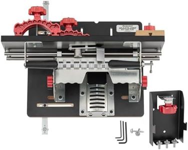 Woodpeckers Adjusta-Joint Box Joint Jig, Create Customizable Box Joints Using Unique Template System, Table Saw Sled, Woodworking Tools Made in USA - AJAJ