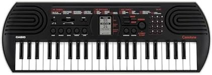 Casio SA-81 32 Mini-Keys Keyboard in Black and white and Rhythm Warriors animated online lessons