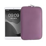 kwmobile Neoprene Pouch Compatible with 8"-8,4" Tablet - Universal Sleeve Case Cover with Zipper for Tablet - Lavender